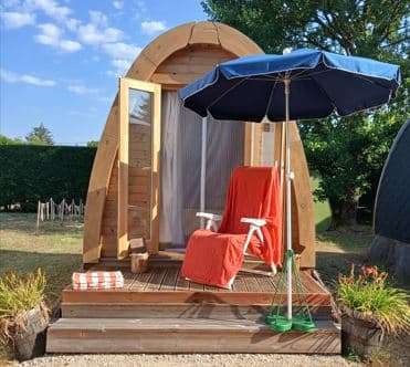 Cabane Pod LE CHENE, Hébergement insolite(1 lit double pour 1-2 personnes)
