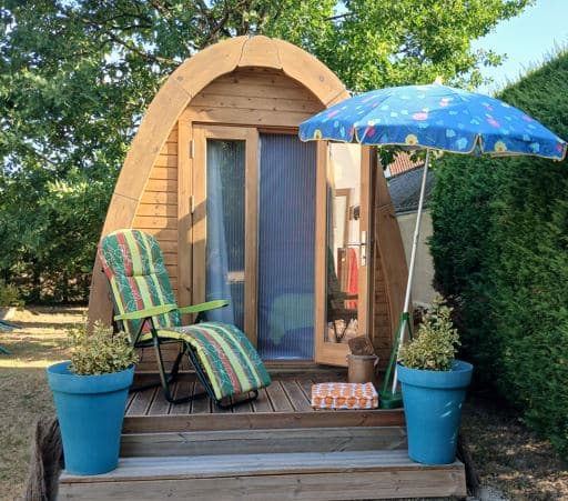 Cabane Pod LE TILLEUL , Hébergement insolite (2 lits simples pour 1 personne chacun)