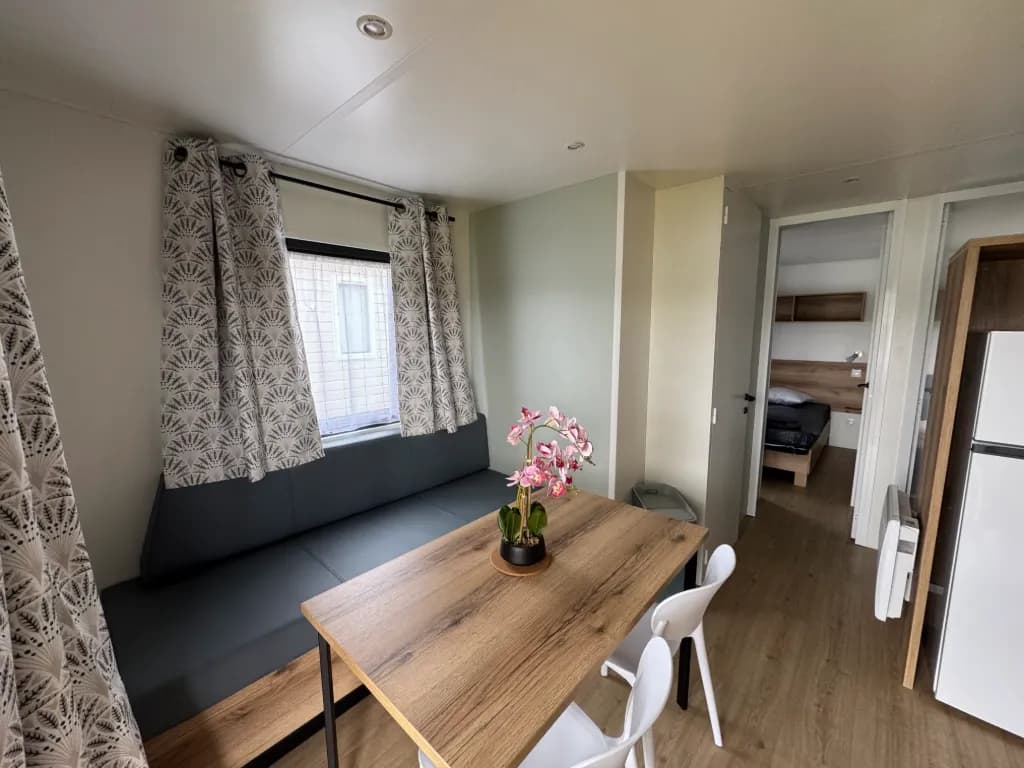 Mobil-home Lodge TP 75 — Vue étang