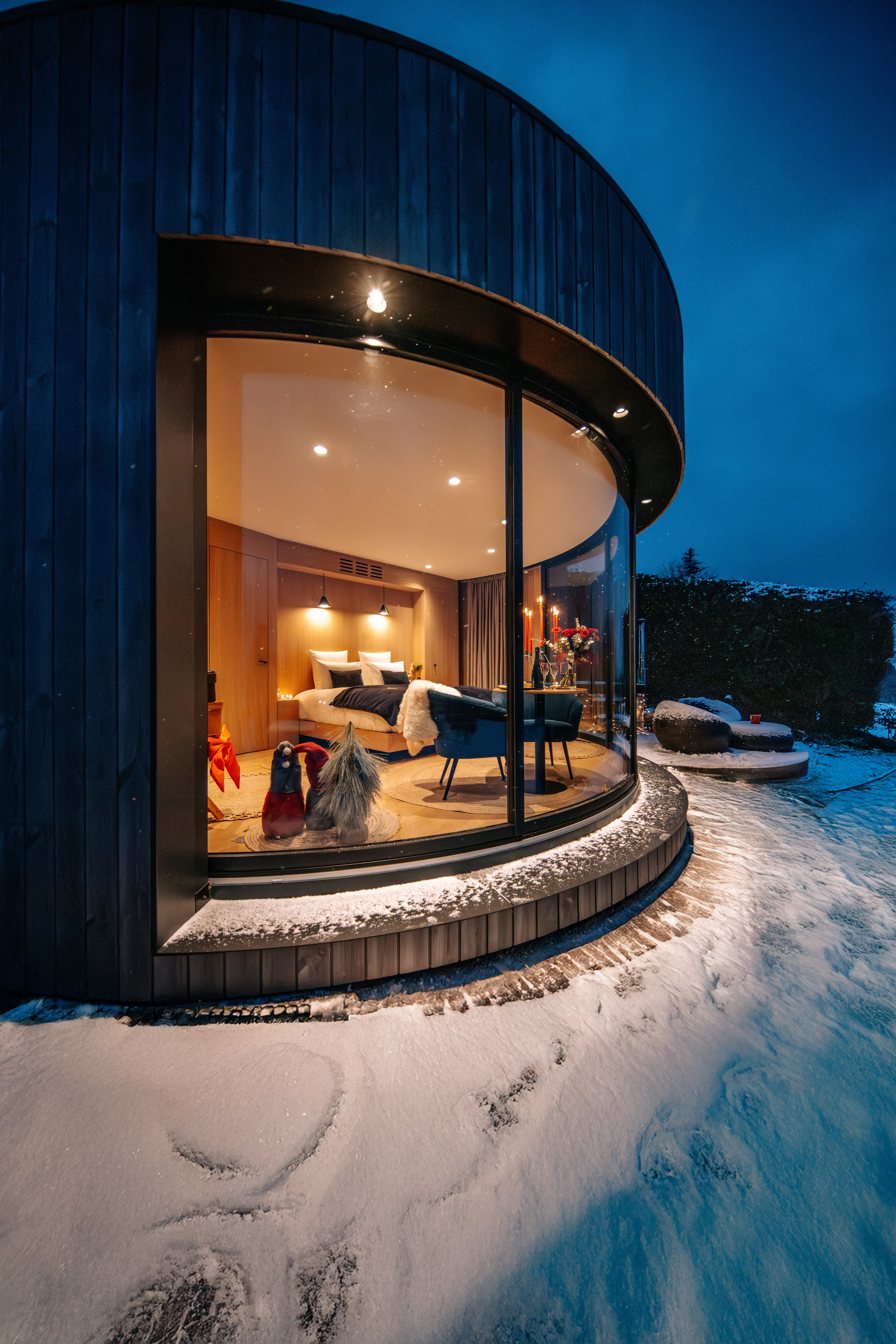 Suite Panoramique | Écolodge de Luxe avec spa privatif