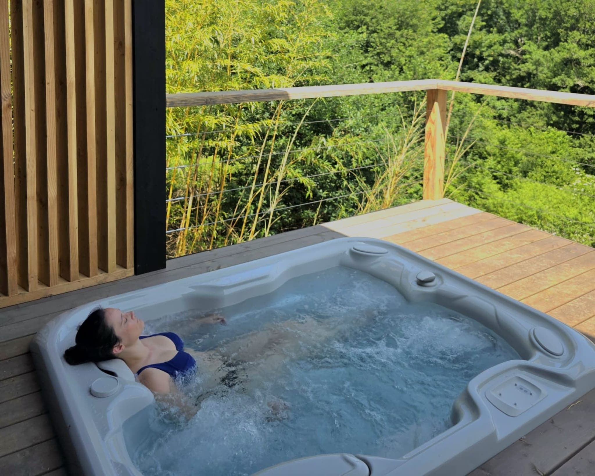Cabane avec spa privatif — 2 personnes