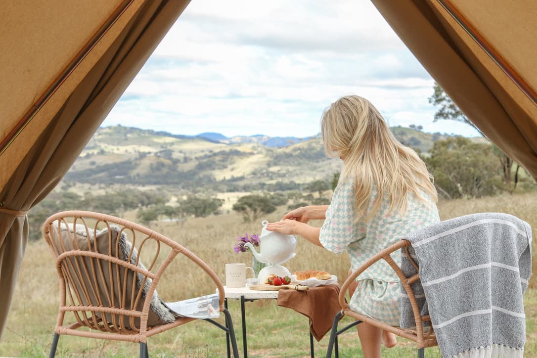 Champagne Tent