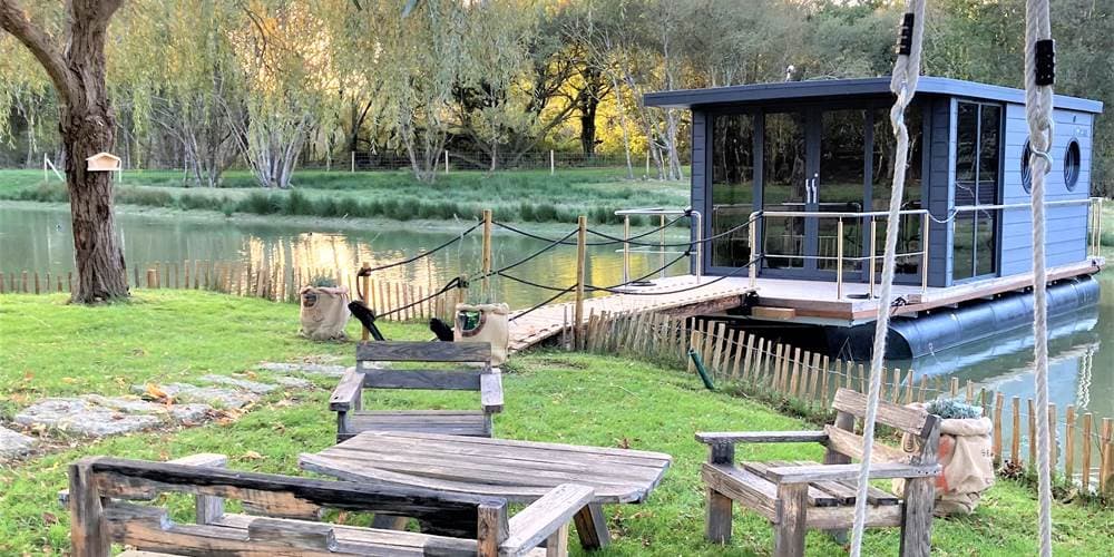 Houseboat Charles & Ashton — Domaine privatisé 5ha